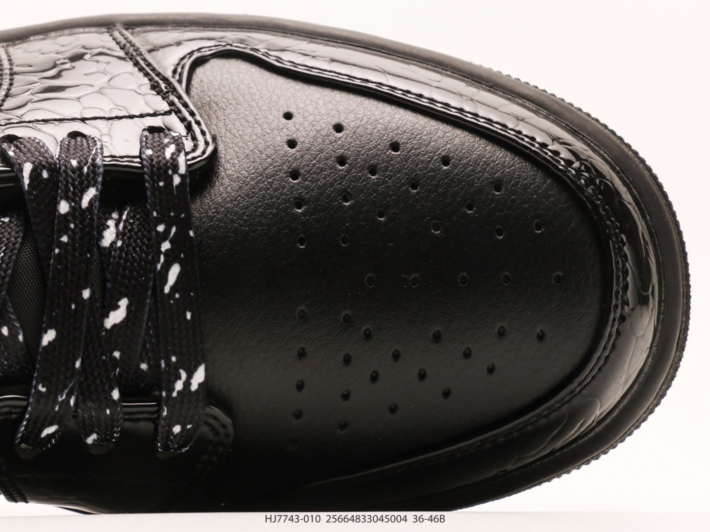 Jordan 1 Low Black Croc