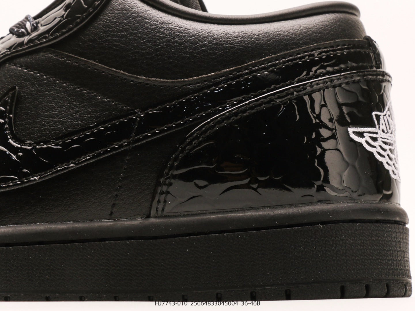 Jordan 1 Low Black Croc