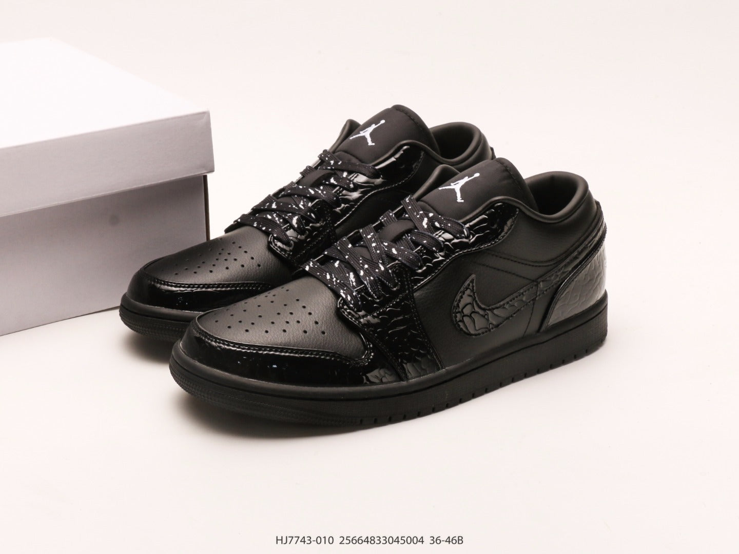 Jordan 1 Low Black Croc