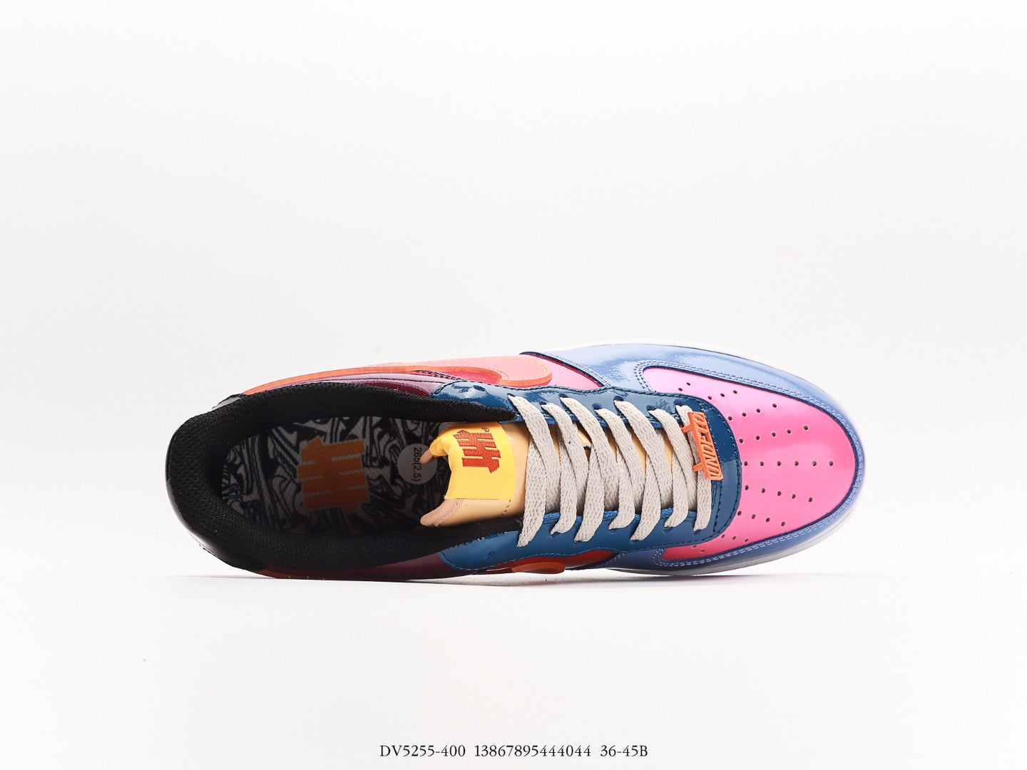 Nike Aor Force 1 Low SP undefeated Multi-Patent Total Orange