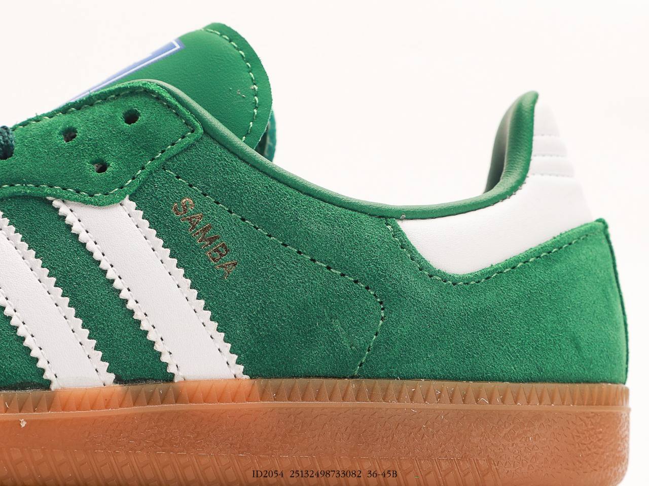 “Adidas Samba Collegiate Green Gum Grey Toe”