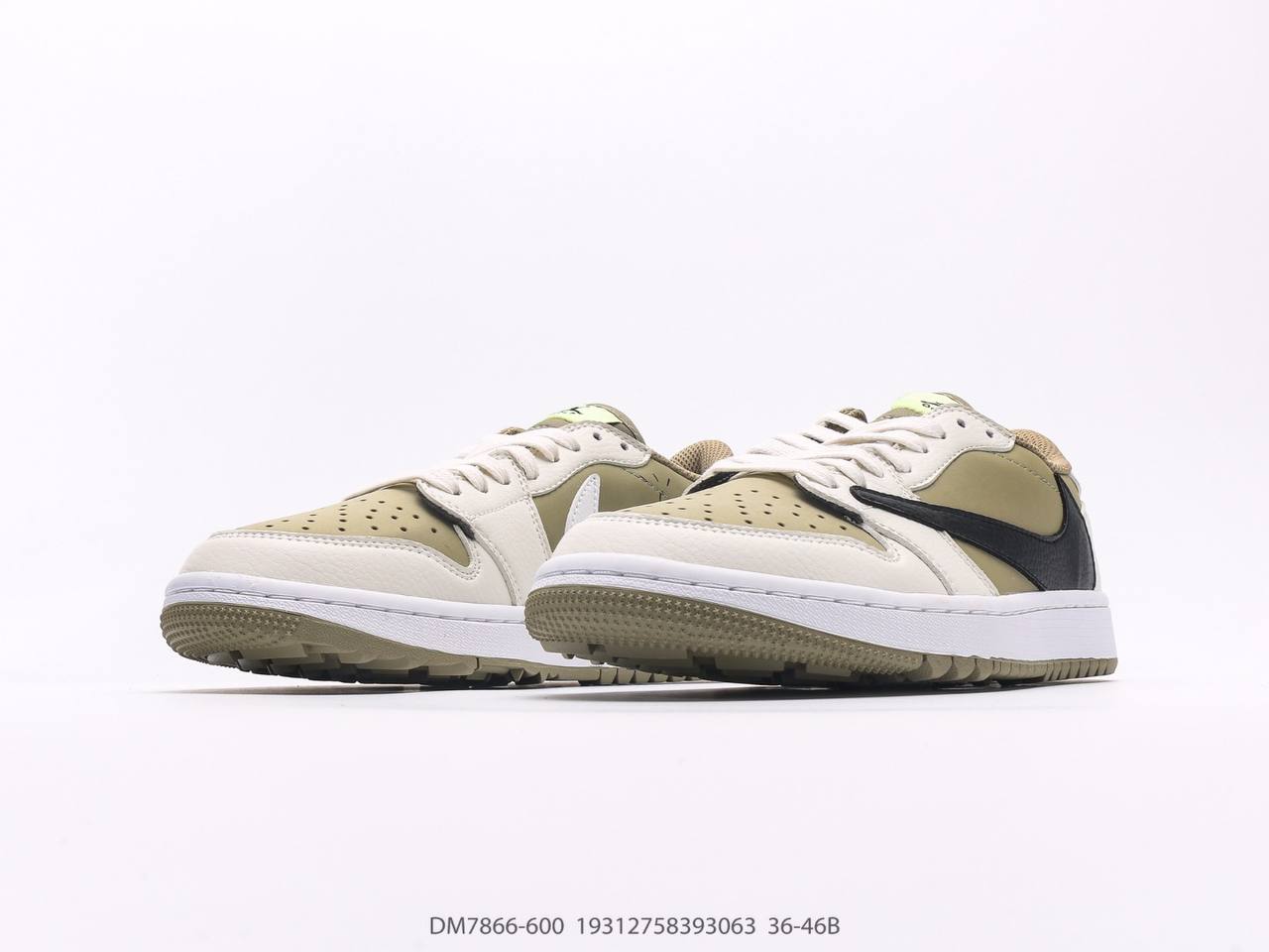 Jordan 1 Retro Low Gold Travis Scott Natural Olive