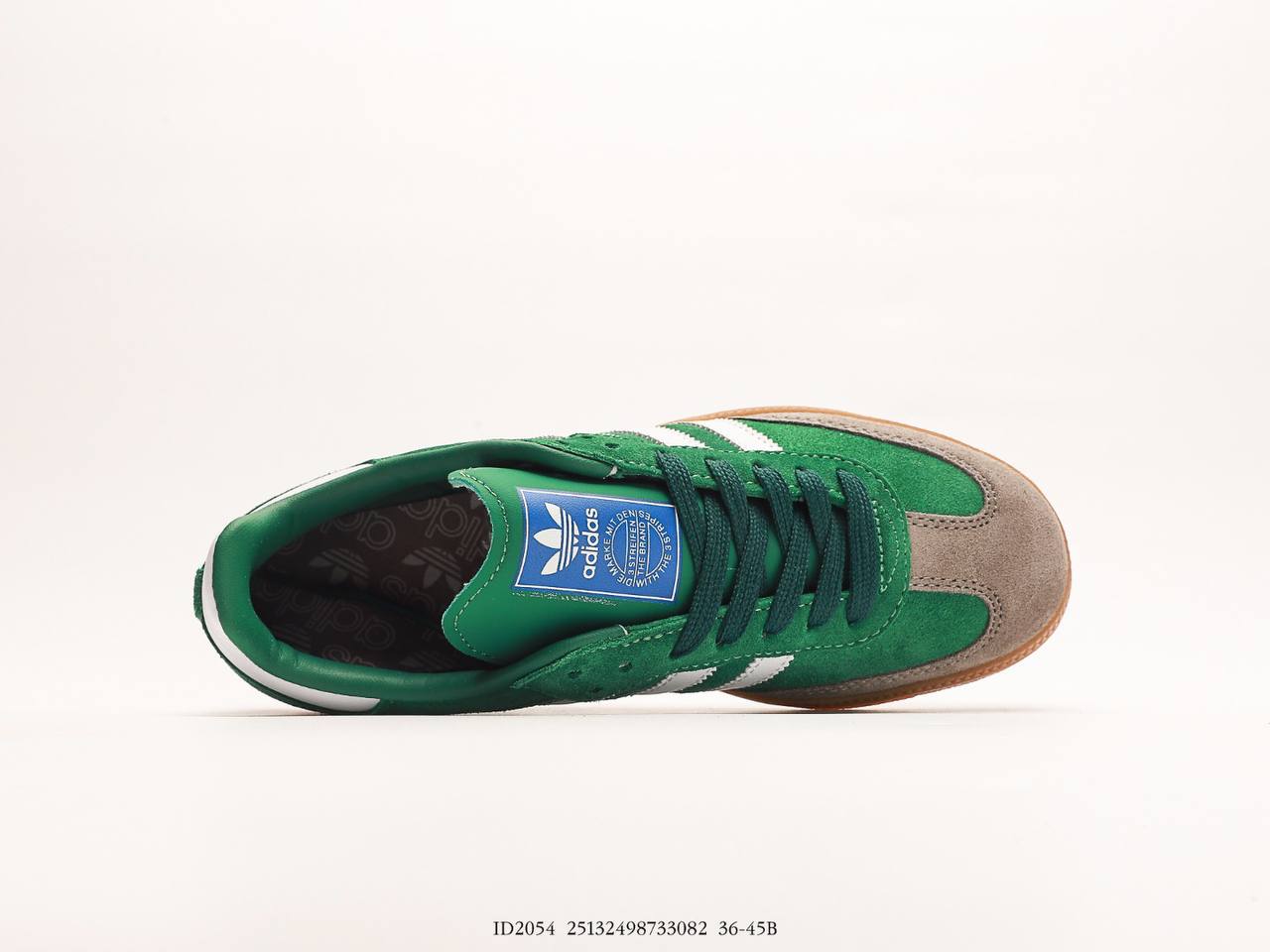 “Adidas Samba Collegiate Green Gum Grey Toe”