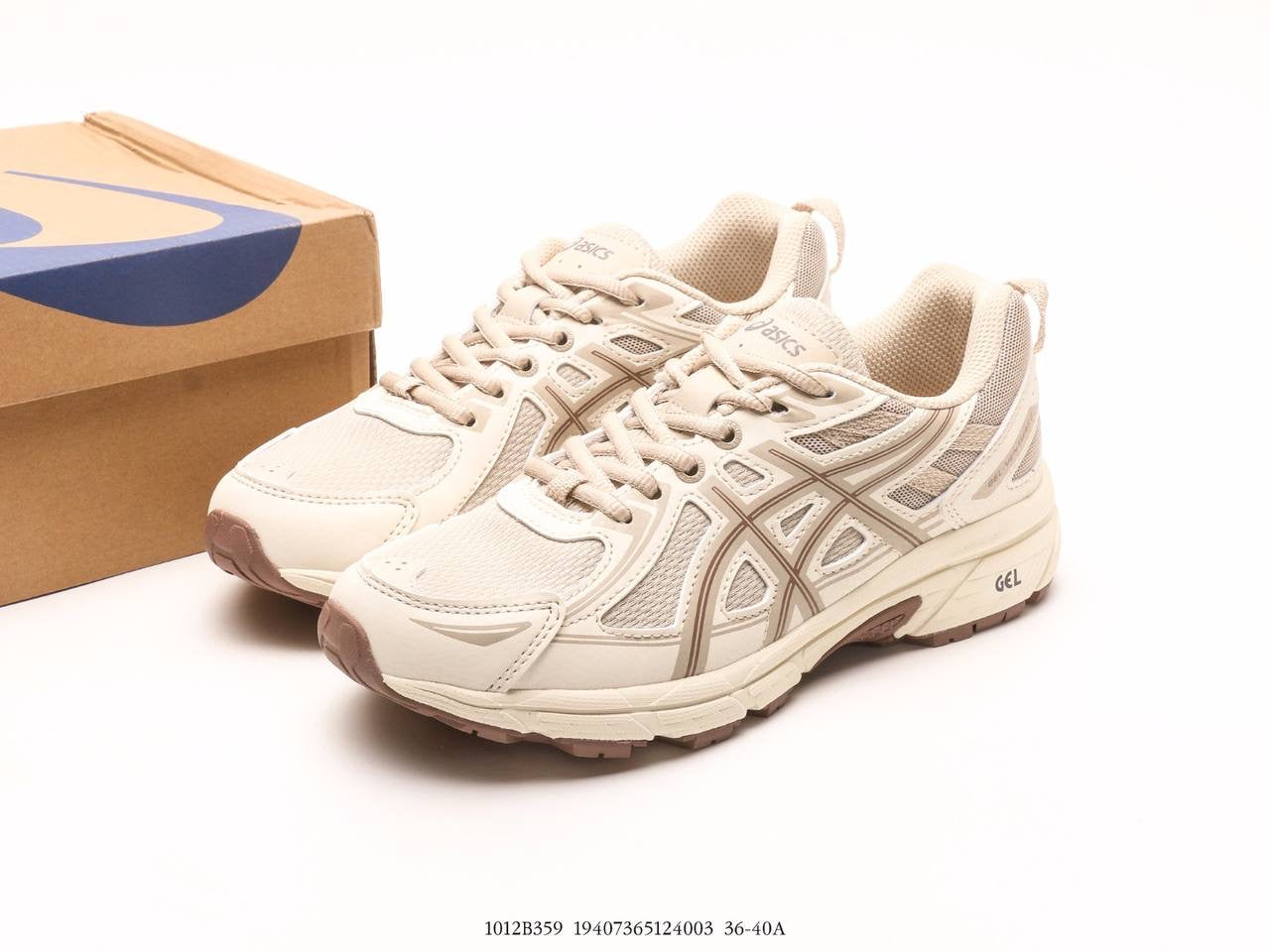 حذاء Asics GEL-VENTURE 6 باللون الرمادي الكريمي