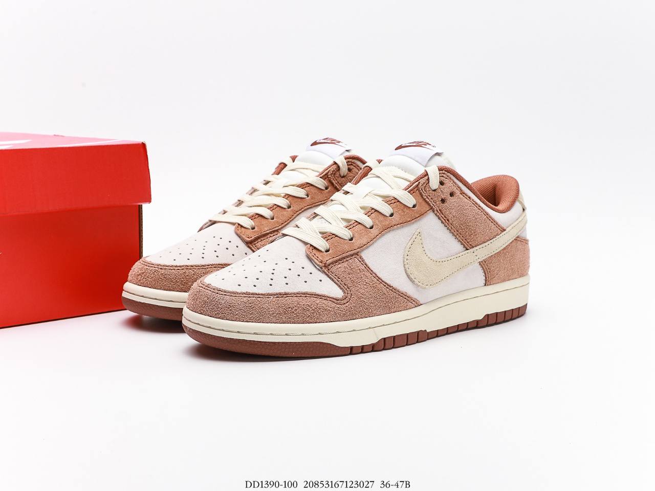 Nike Dunk Low Retro PRM Medium Curry White Brown