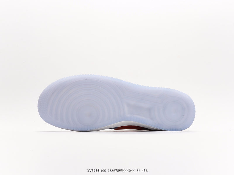 حذاء Nike Aor Force 1 Low SP متعدد براءات الاختراع باللون البرتقالي الكامل