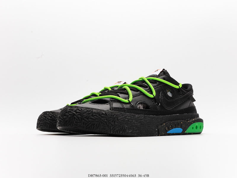 Nike Blazer Low Off-White Black Electro Green
