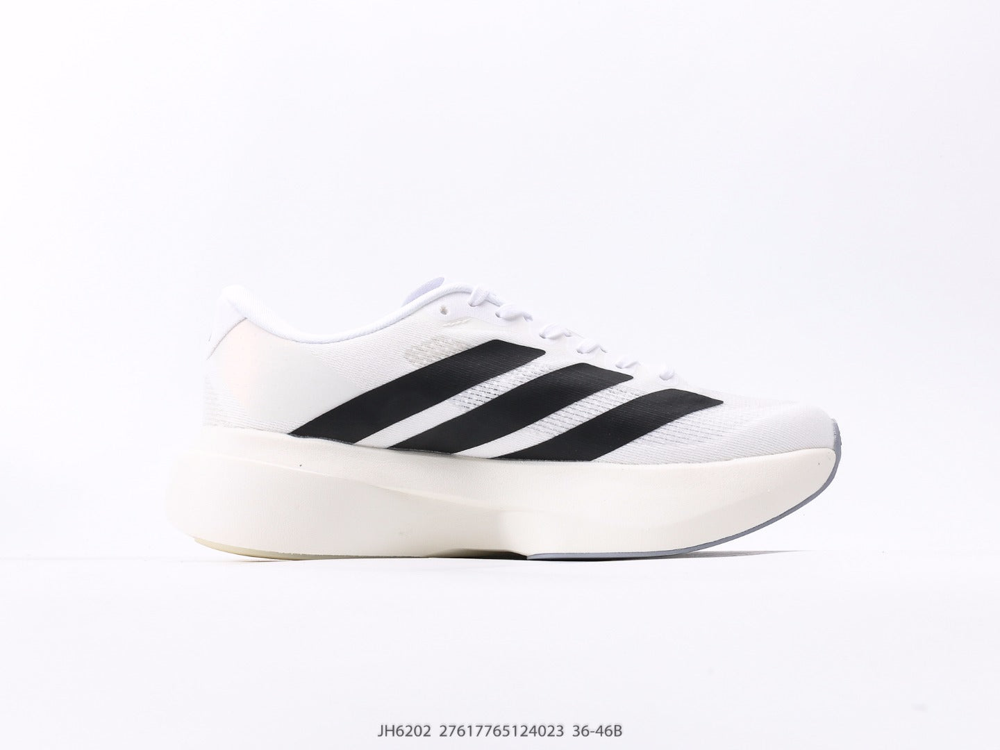adidas Adizero Evo SL – أبيض/أسود | قوة الأداء وأناقة التصميم