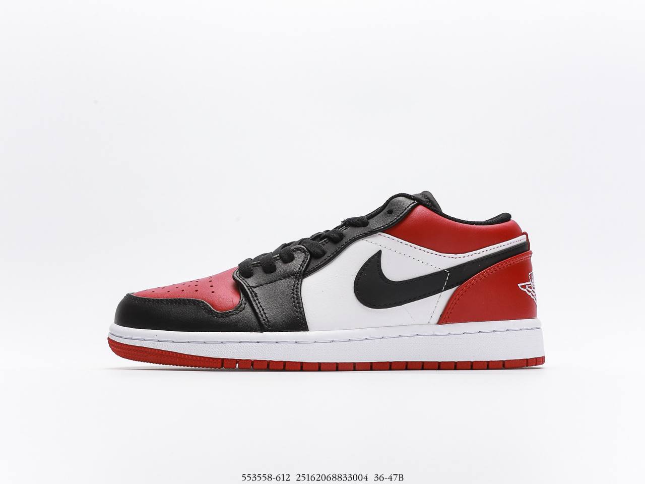 Jordan 1 Low Bred Toe