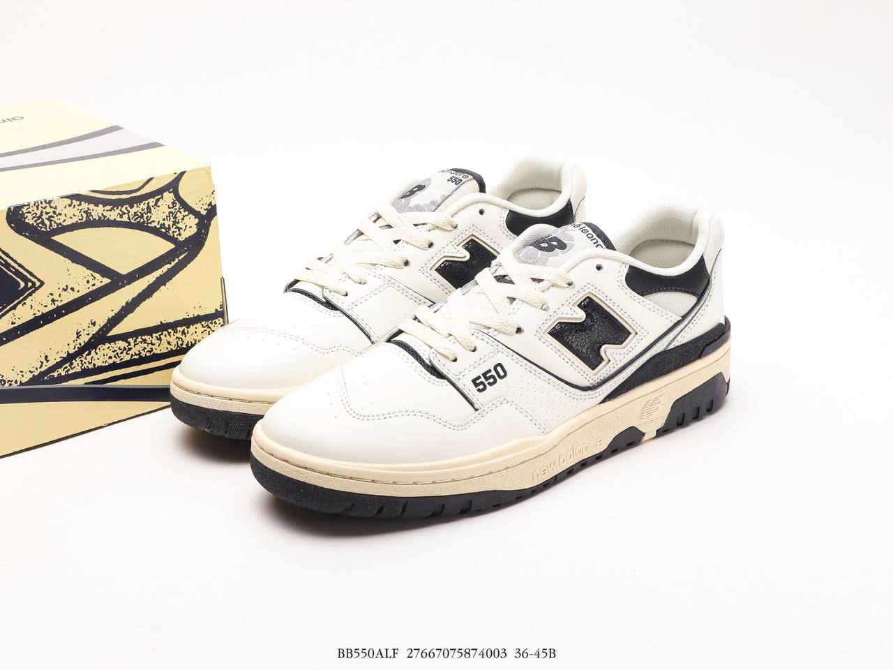 New Balance 550 Aime Leon Dore White Navy