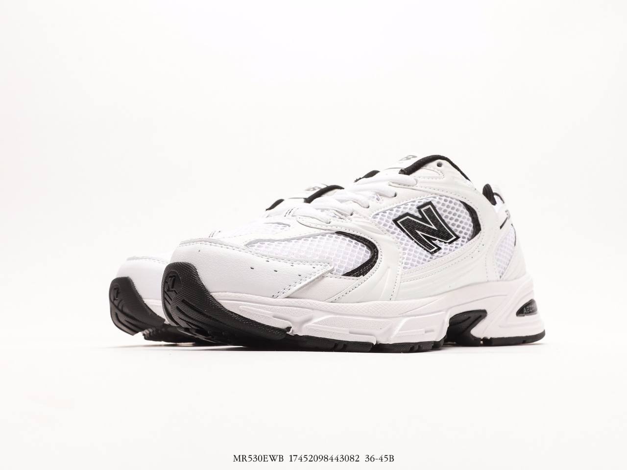 New Balance 530 White Black Silver