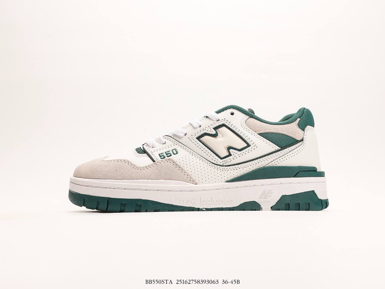 New Balance 550 Amie Leon Dore White Green