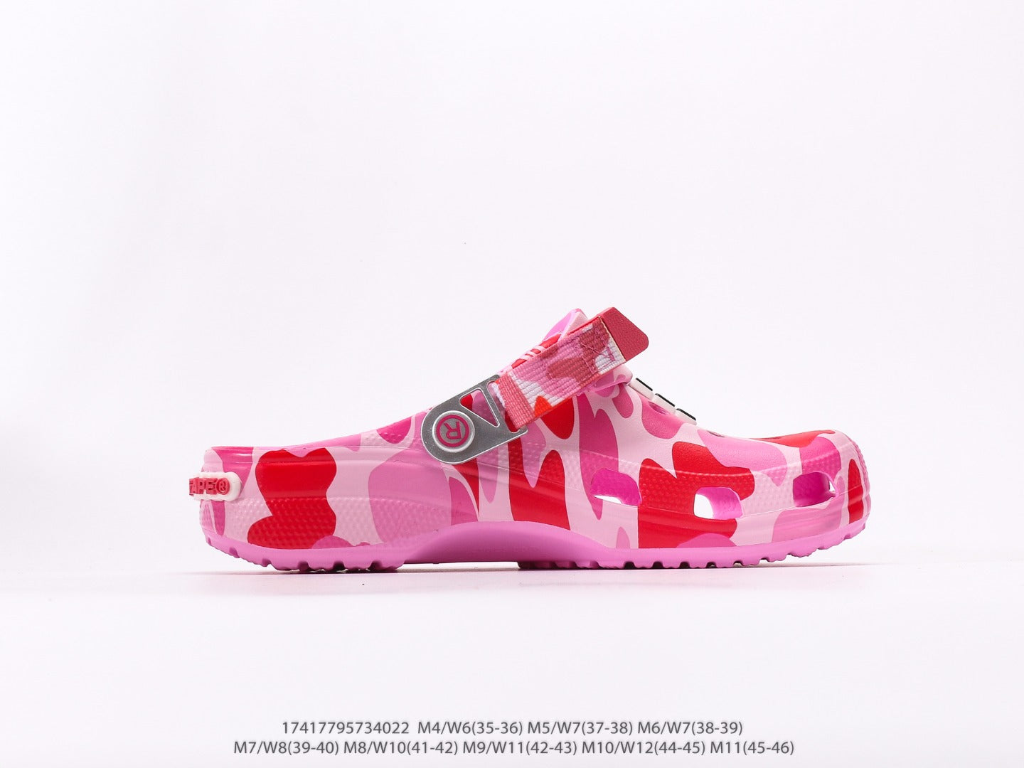 Crocs Classic Clog A Bathing Ape ABC Camo Pink