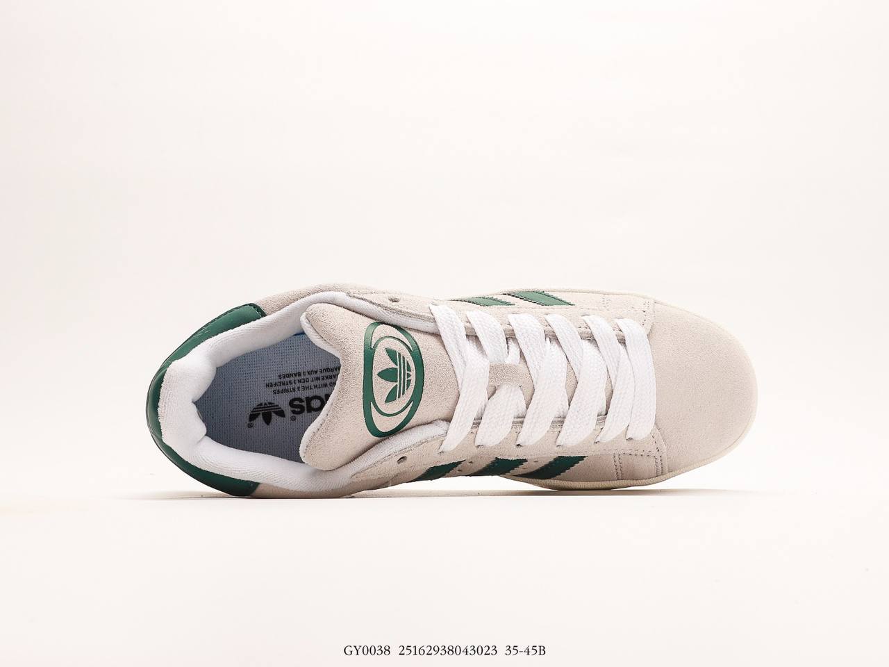 Adidas Campus 00s Crystal White Green