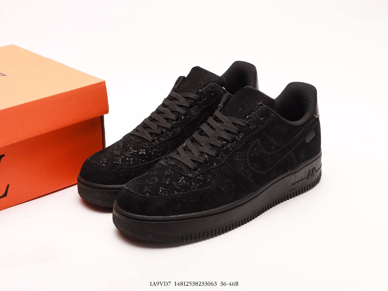 Louis Vuitton Nike Air Force 1 Low Black