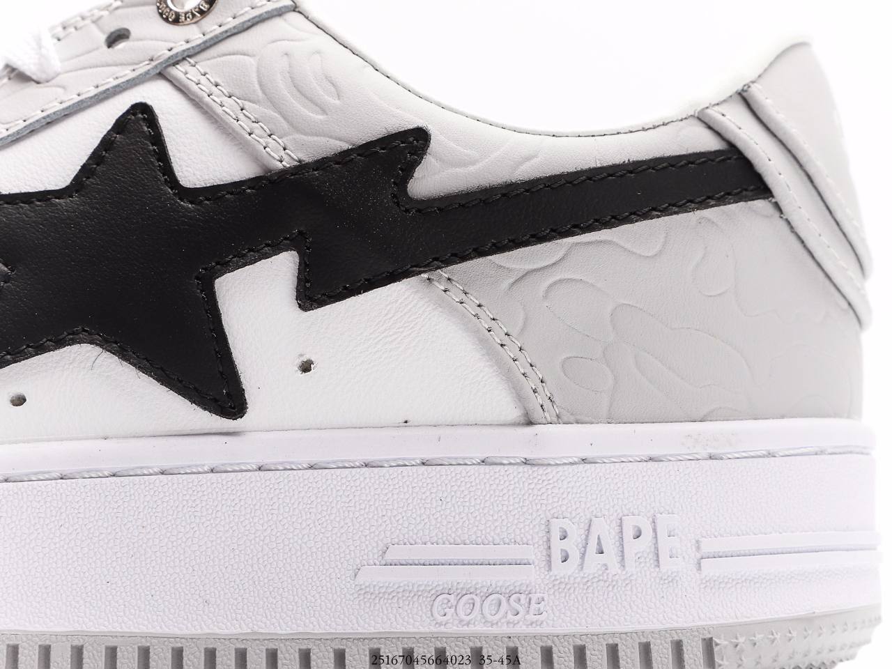 A Bathing Ape Bape Sta Low Grey Black