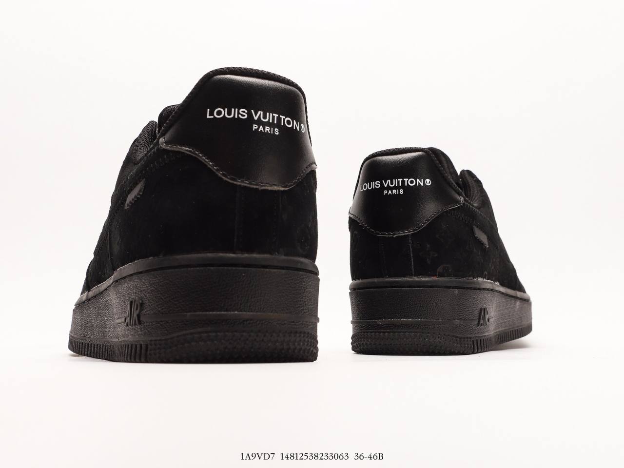 Louis Vuitton Nike Air Force 1 Low Black