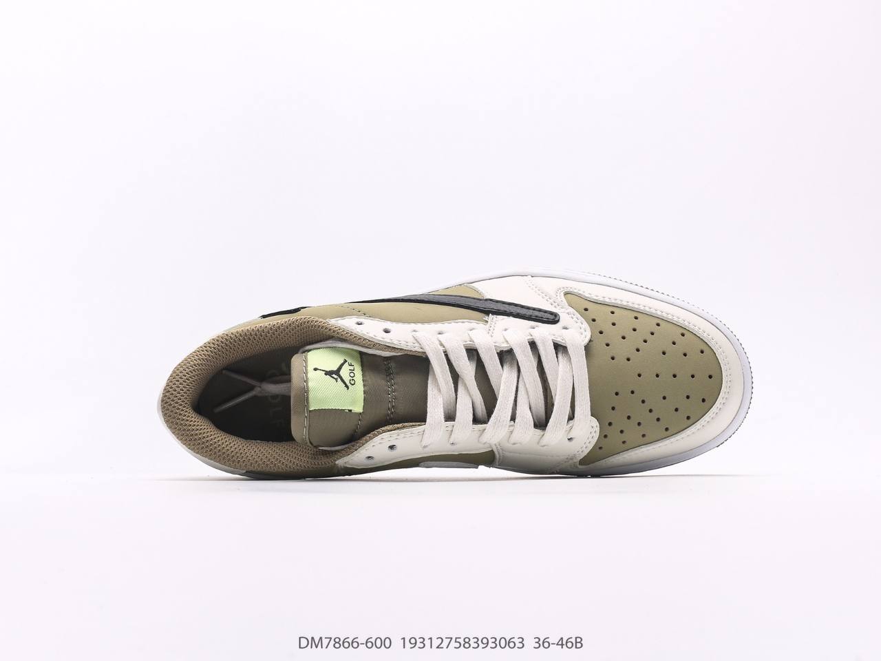 Jordan 1 Retro Low Gold Travis Scott Natural Olive