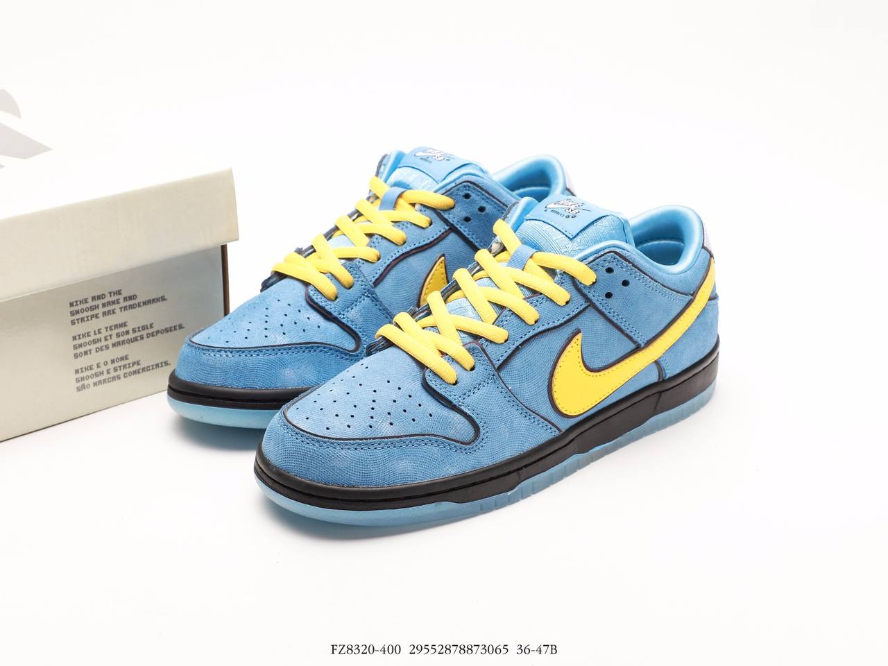 حذاء Nike SB Dunk Low من مجموعة The Powerpuff Girls Bubbles