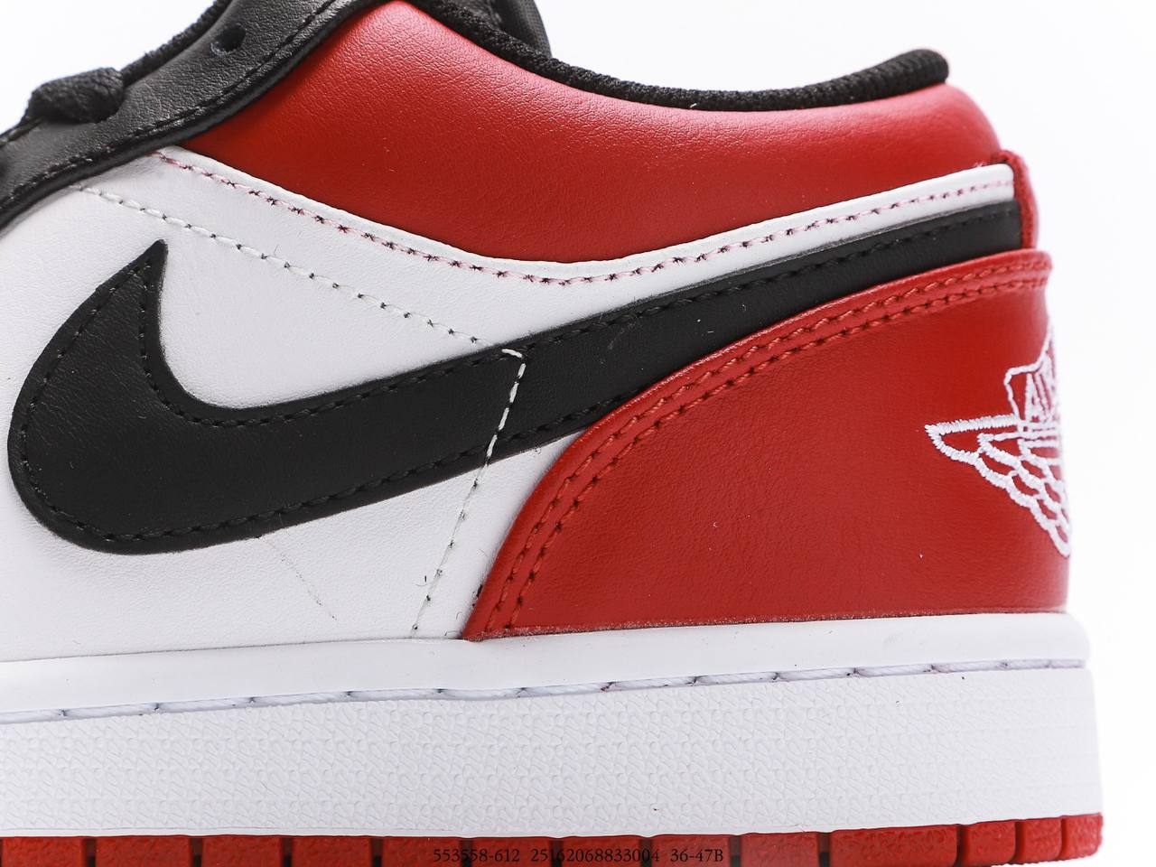 Jordan 1 Low Bred Toe