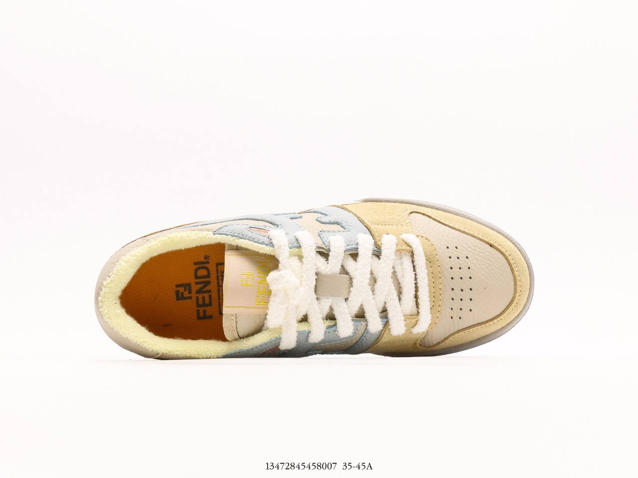 Fendi Match low Tops Yellow Suede