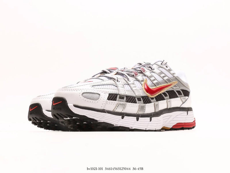 Nike P-6000 White Gold Red