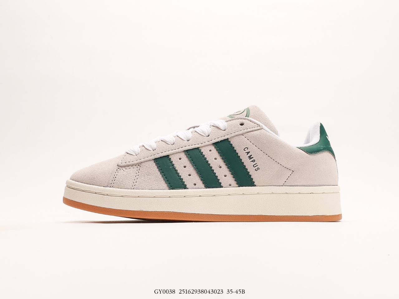 Adidas Campus 00s Crystal White Green