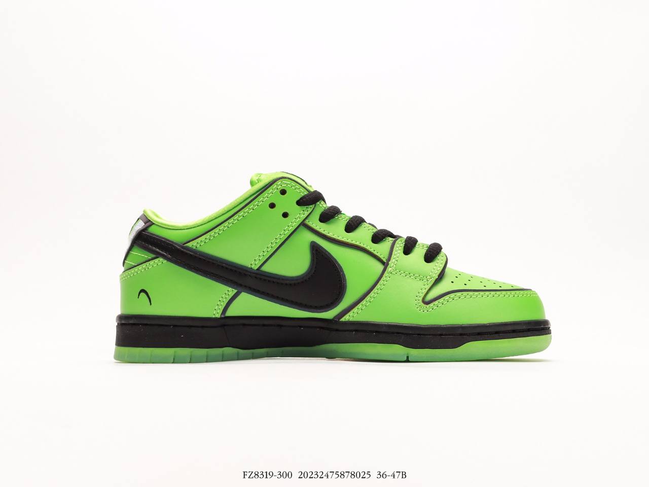 Nike SB Dunk Low The Powerpuff Girls Buttercup