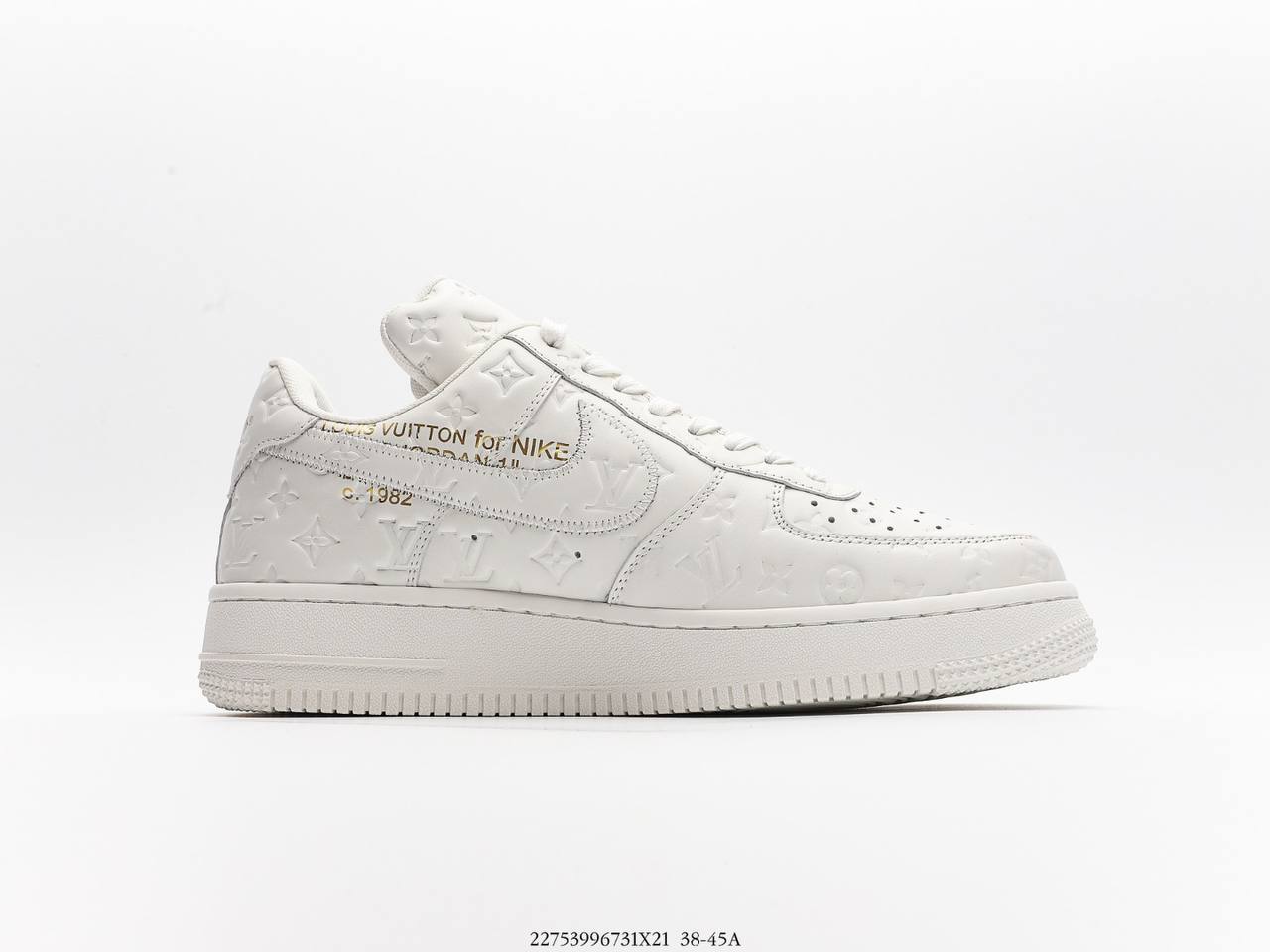 Louis Vuitton Nike Air Force 1 Low By Virgil Abloh White