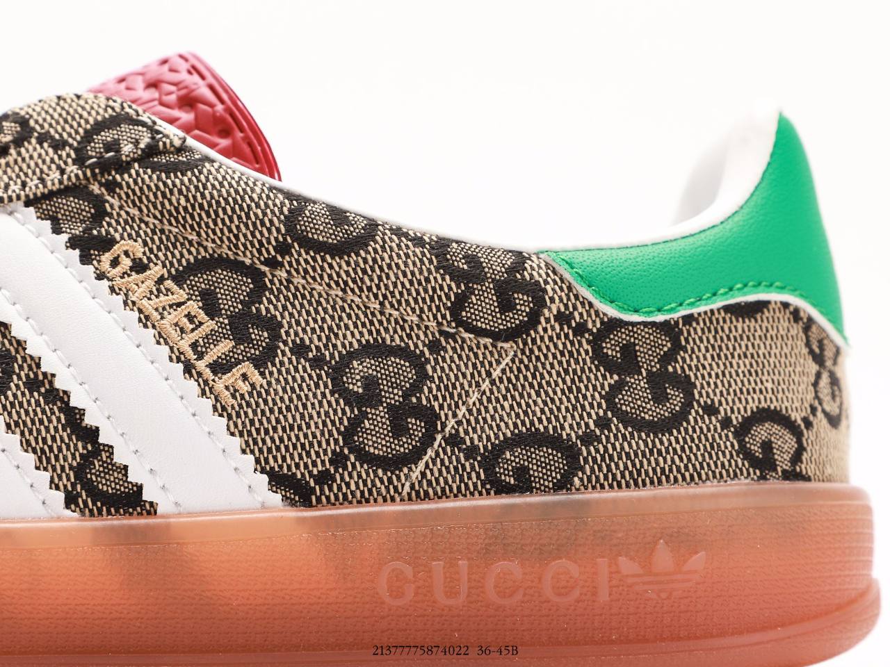 Adidas Gazelle X Gucci GG Monogram