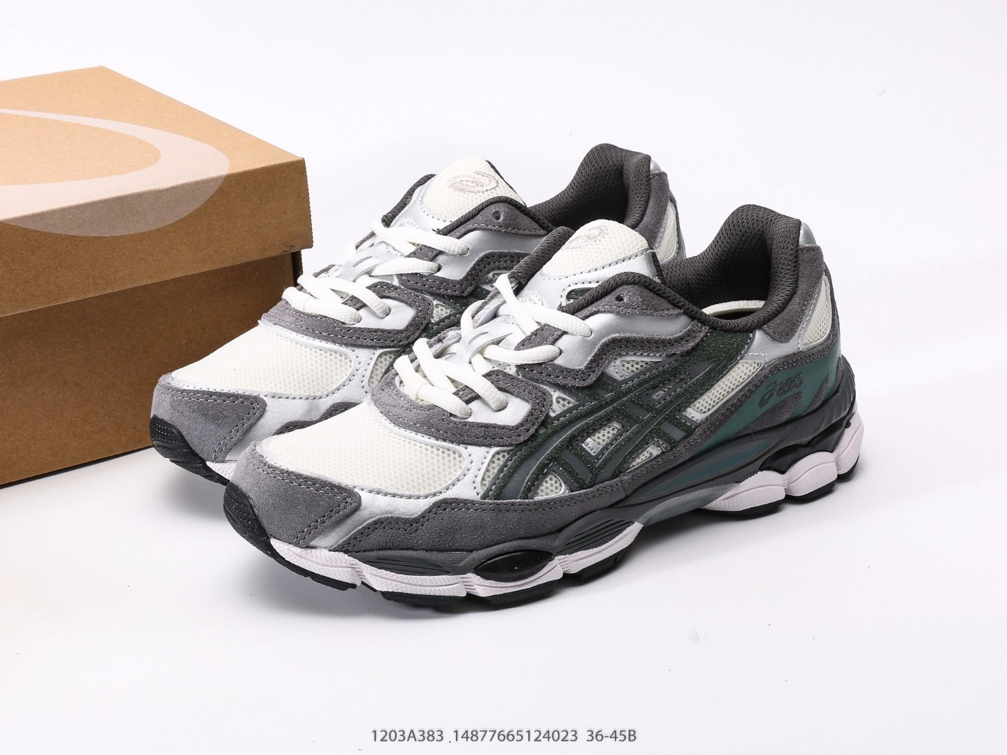 حذاء ASICS GEL-NYC "كريمي/رمادي فولاذي"