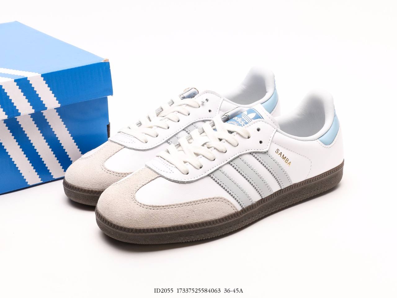 Adidas Samba OG White Halo Blue