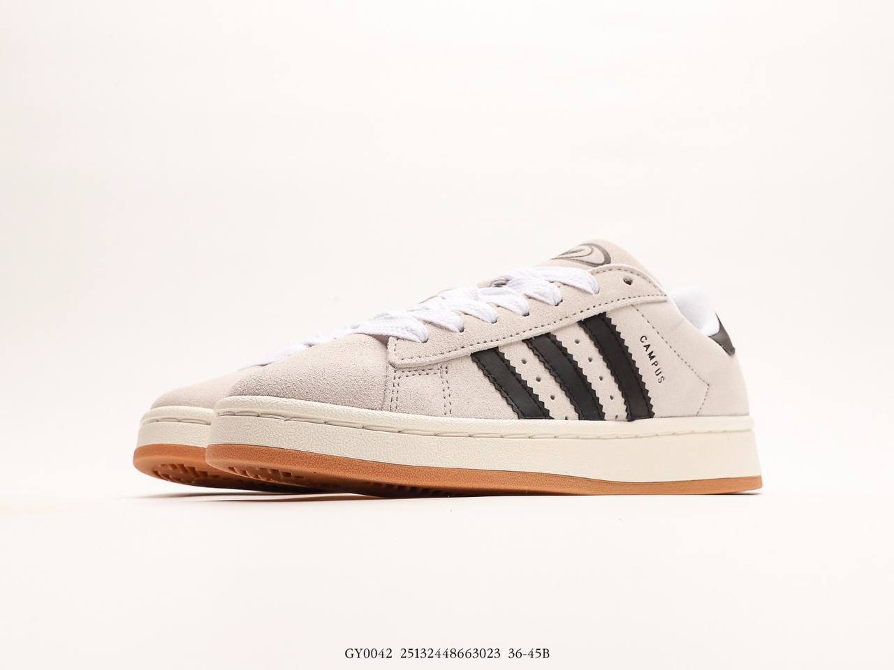 Adidas Campus 00s Crystal White Core Black