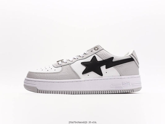 A Bathing Ape Bape Sta Low Grey Black