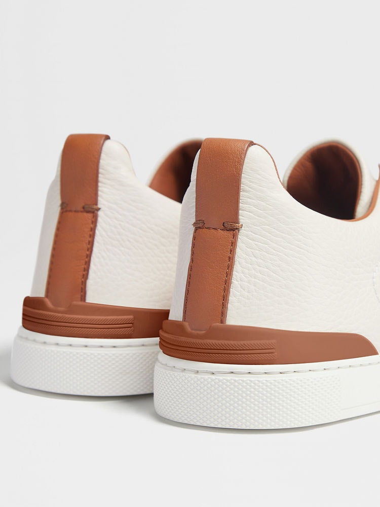 OFF WHITE DEERSKIN TRIPLE STITCH™ SNEAKERS