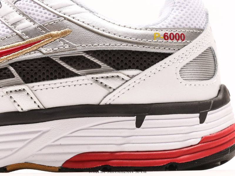 Nike P-6000 White Gold Red