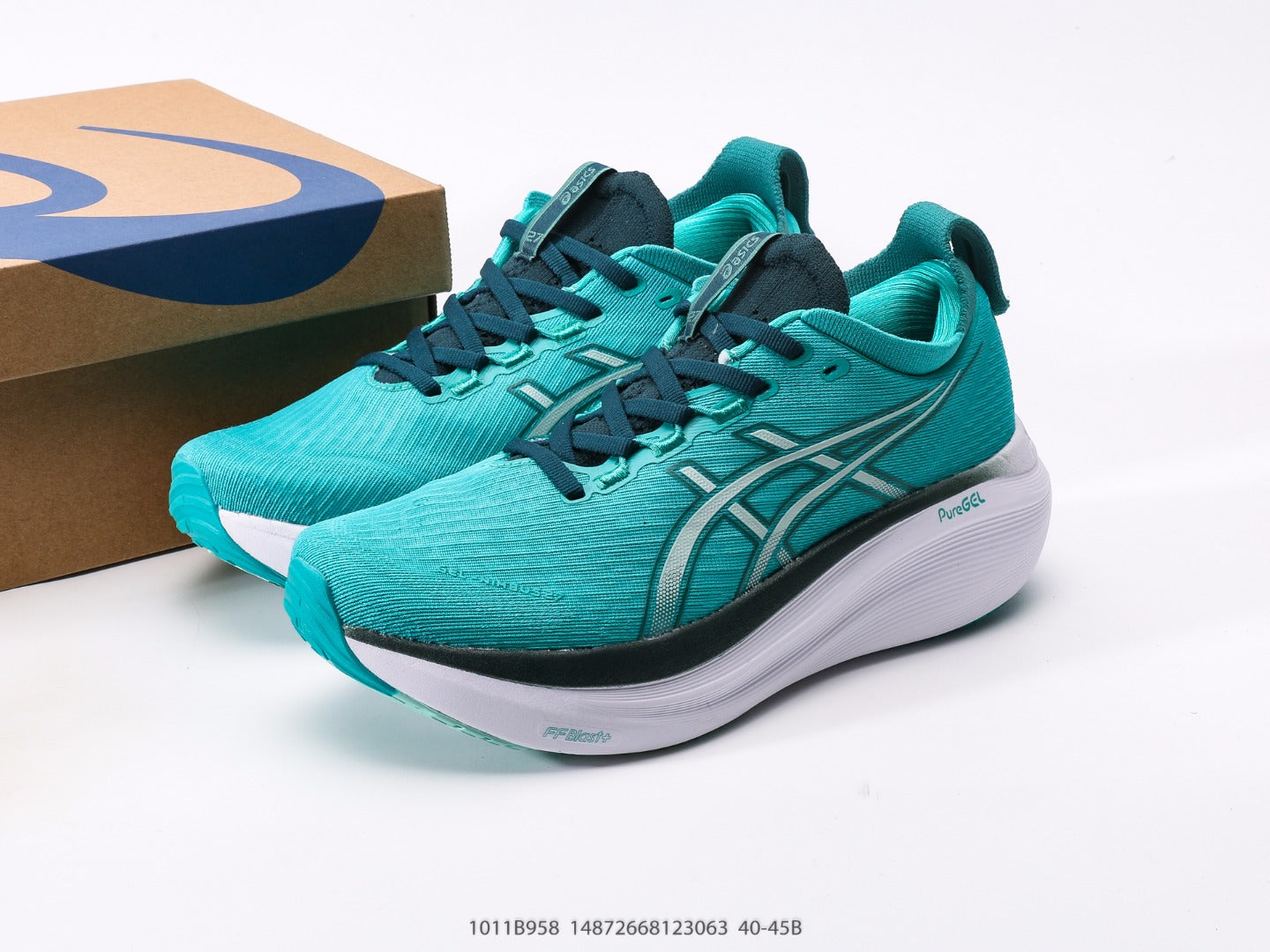 ASICS Gel-Nimbus 27 ASICS GEL-NWAVE TEAL/SAXON GREEN NEW ARRIVALS