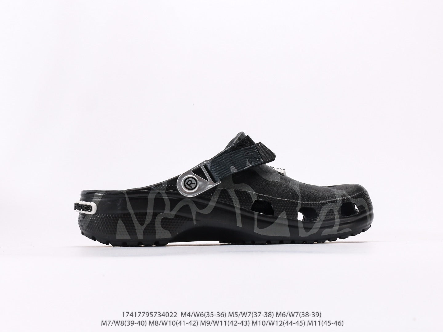 Crocs Classic Clog A Bathing Ape ABC Camo Black