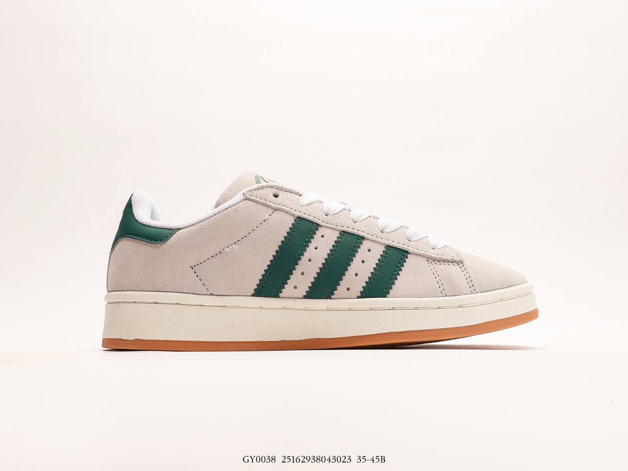 Adidas Campus 00s Crystal White Green