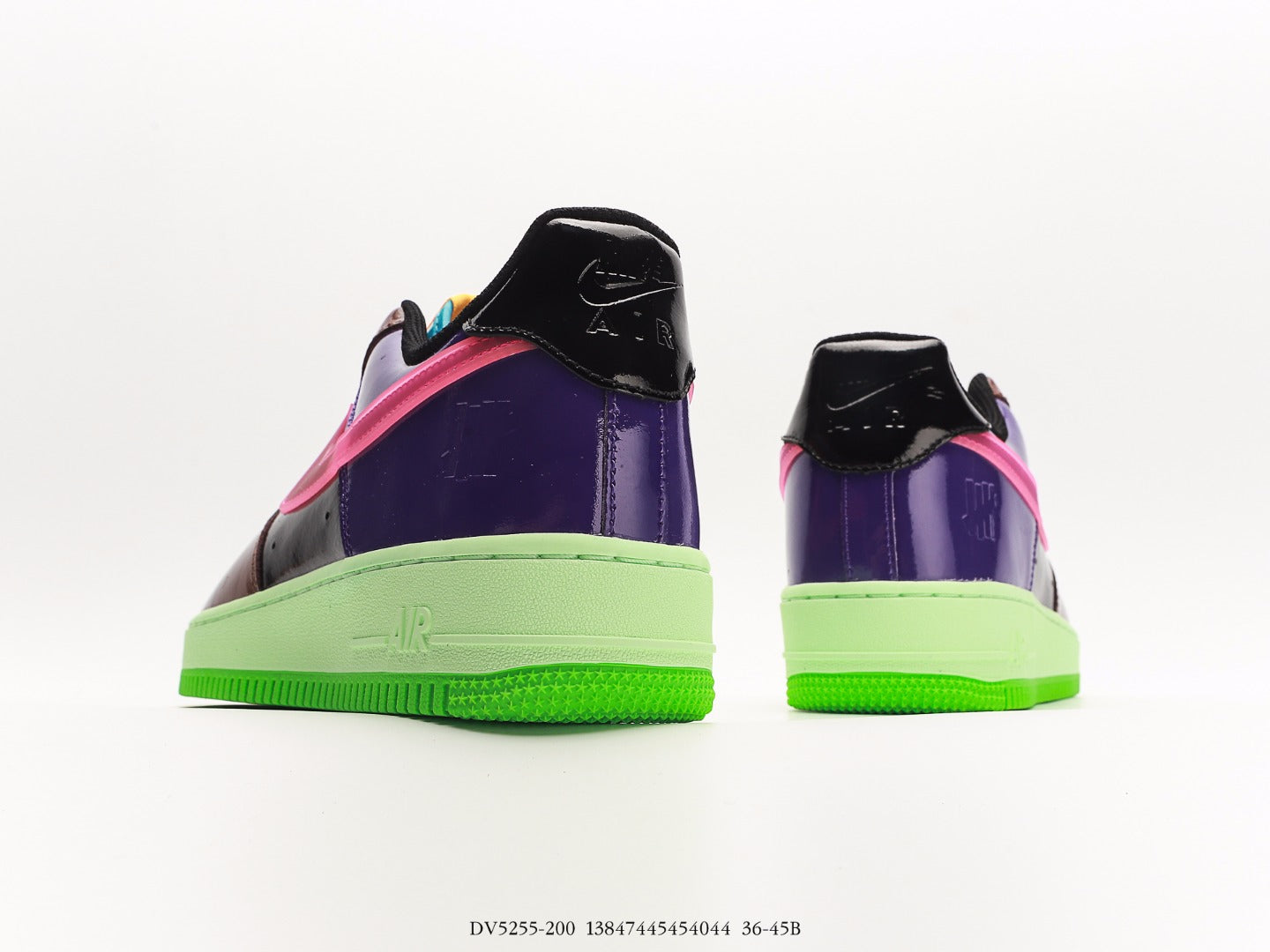 Nike Aor Force 1 Low SP undefeated Multi-Patent Pink Prime