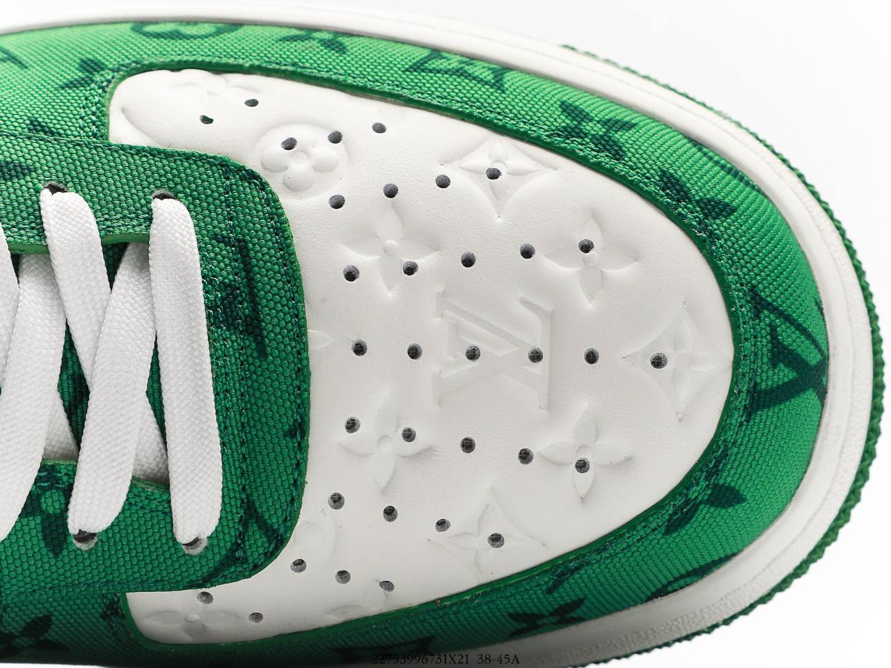 Louis Vuitton Nike Air Force 1 Low By Virgil Abloh White Green