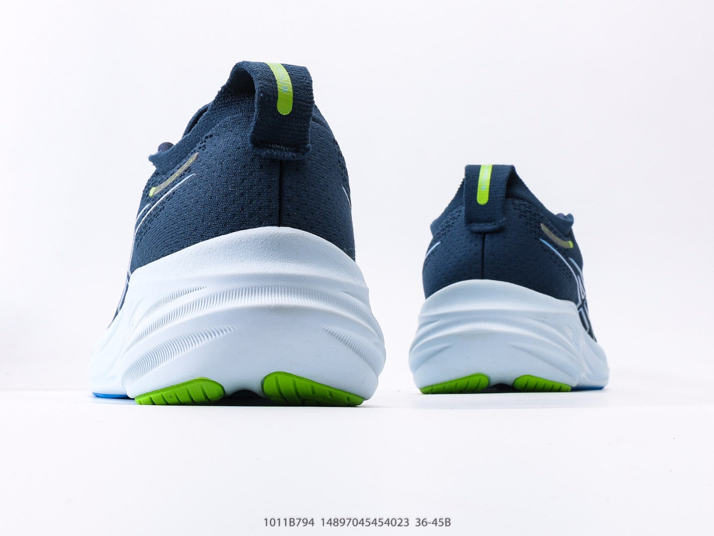 Asics Nimbus 26 blue electric lime
