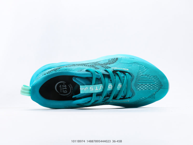 حذاء ASICS NOVABLAST 5 Wave باللون الأزرق المخضر والأسود