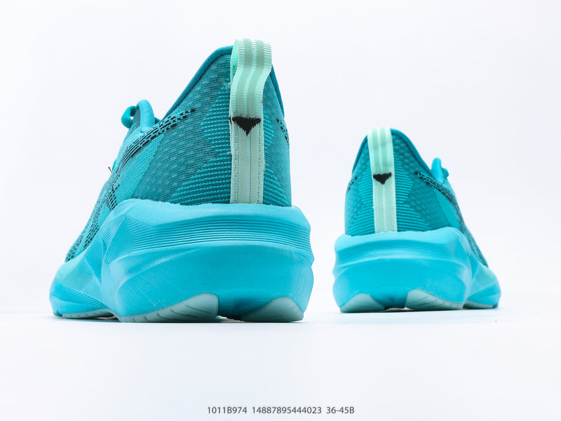 حذاء ASICS NOVABLAST 5 Wave باللون الأزرق المخضر والأسود