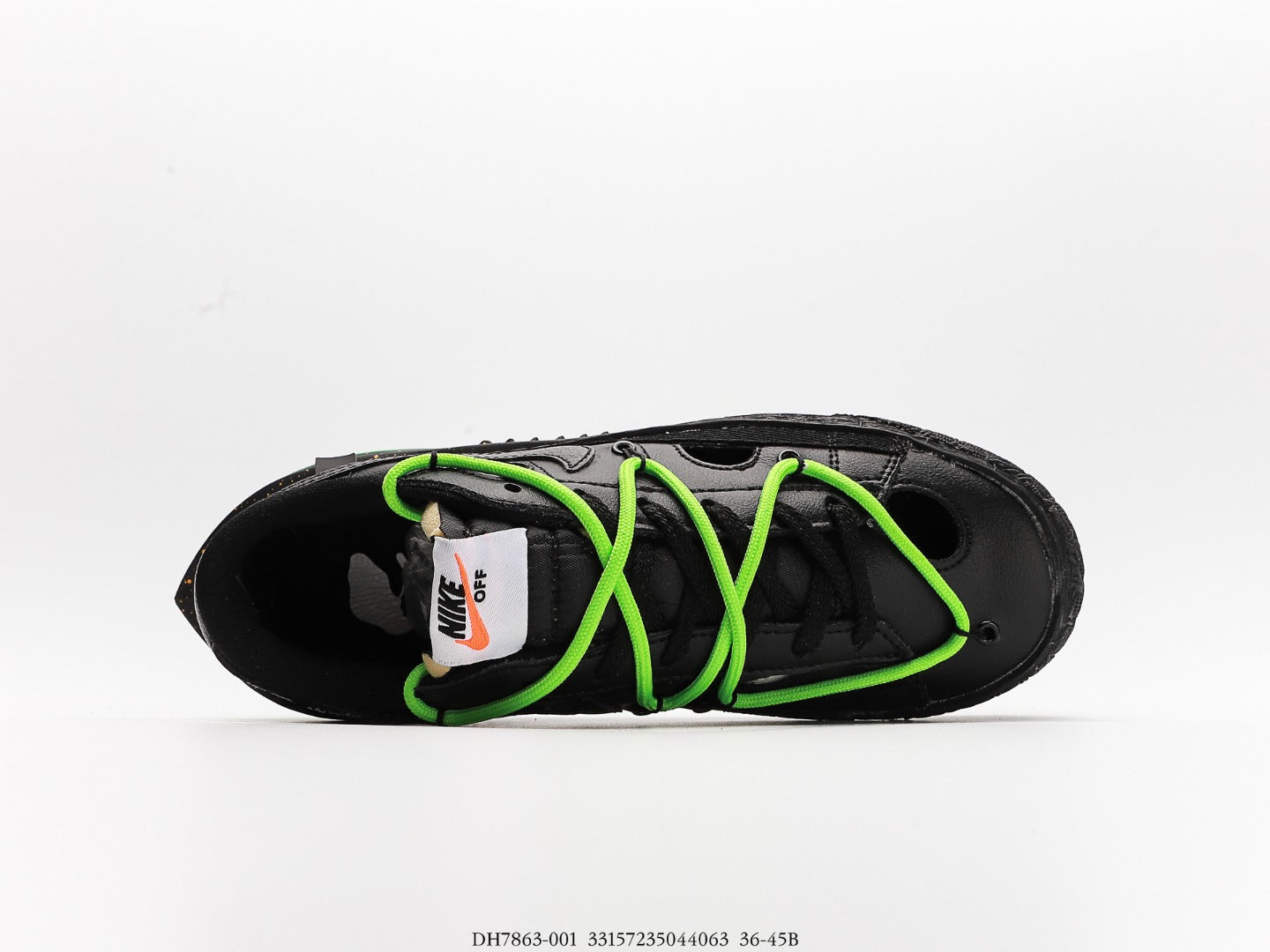 Nike Blazer Low Off-White Black Electro Green