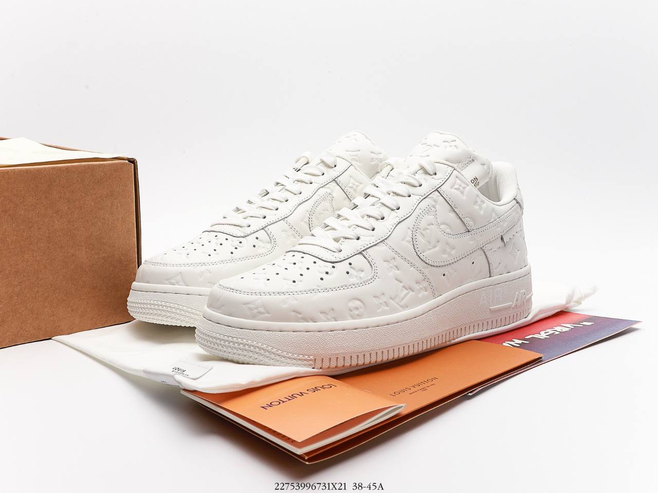 Louis Vuitton Nike Air Force 1 Low By Virgil Abloh White