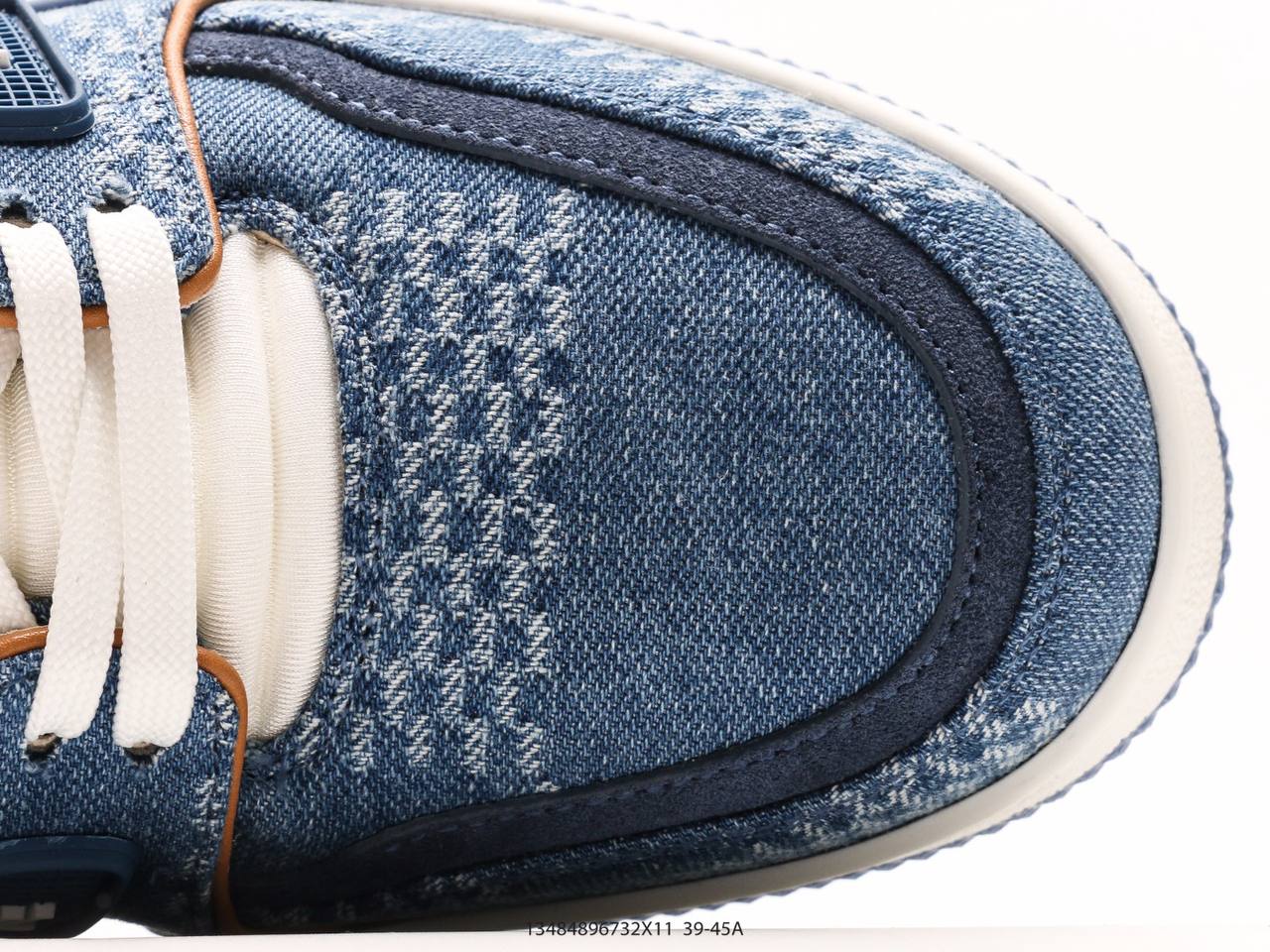 LV trainer  Blue Damier 3D Denim