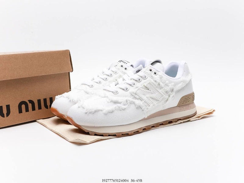 New balance 574 Miu Miu denim white