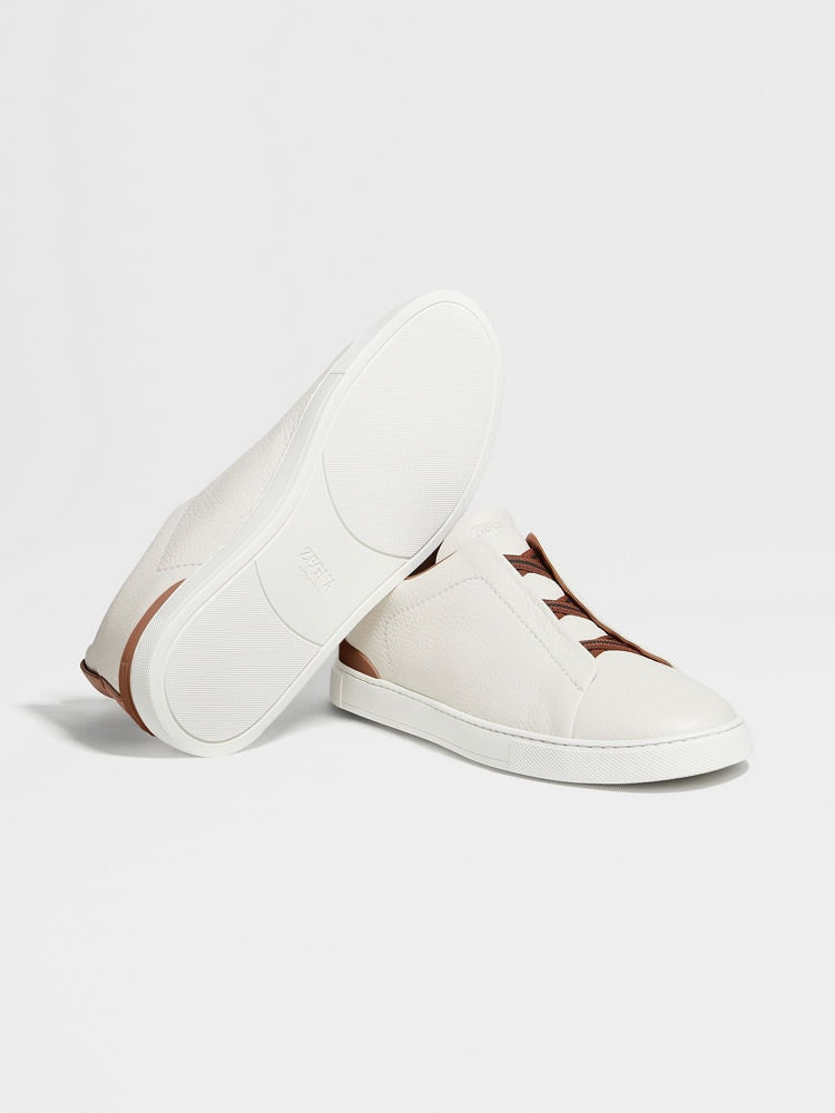 OFF WHITE DEERSKIN TRIPLE STITCH™ SNEAKERS