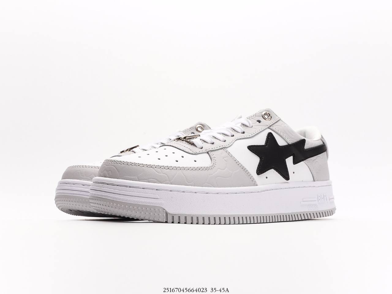 A Bathing Ape Bape Sta Low Grey Black